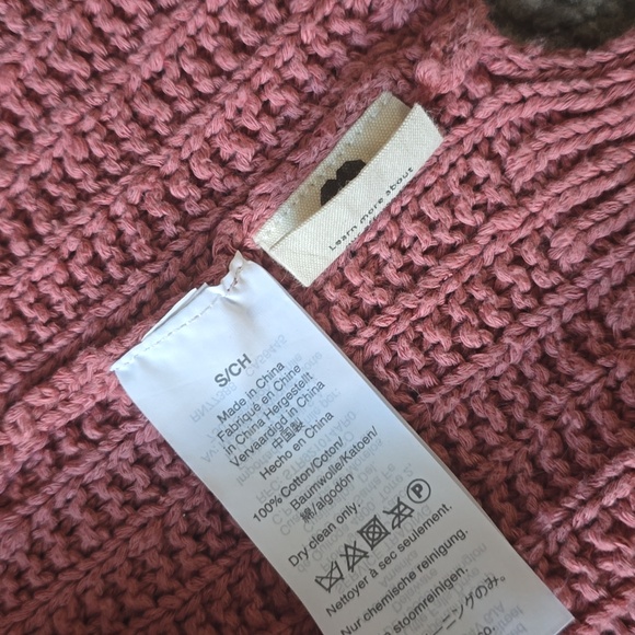 Madewell - Bobble Cardigan in Dusty Rose – EUC - Picture 4 of 4